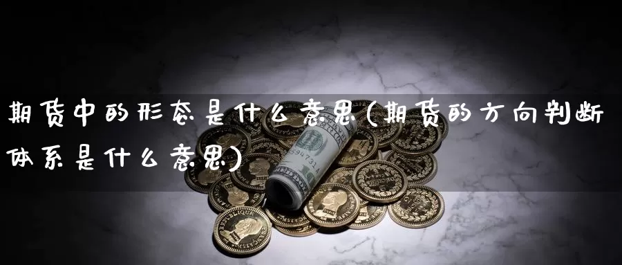 期货中的形态是什么意思(期货的方向判断体系是什么意思)_https://www.chuangyunda.com_期货分类_第1张