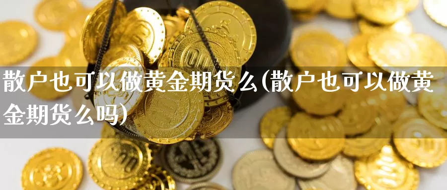 散户也可以做黄金期货么(散户也可以做黄金期货么吗)_https://www.chuangyunda.com_原油期货_第1张