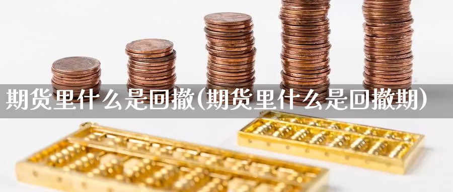 期货里什么是回撤(期货里什么是回撤期)_https://www.chuangyunda.com_期货入门_第1张