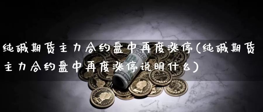 纯碱期货主力合约盘中再度涨停(纯碱期货主力合约盘中再度涨停说明什么)_https://www.chuangyunda.com_黄金期货_第1张