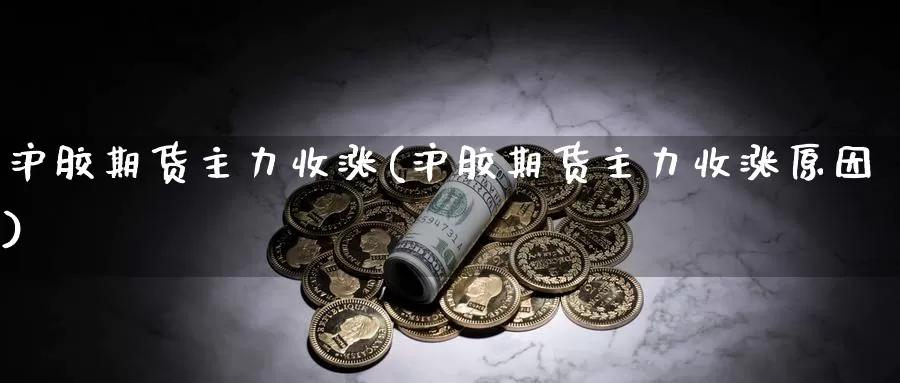 沪胶期货主力收涨(沪胶期货主力收涨原因)_https://www.chuangyunda.com_原油期货_第1张