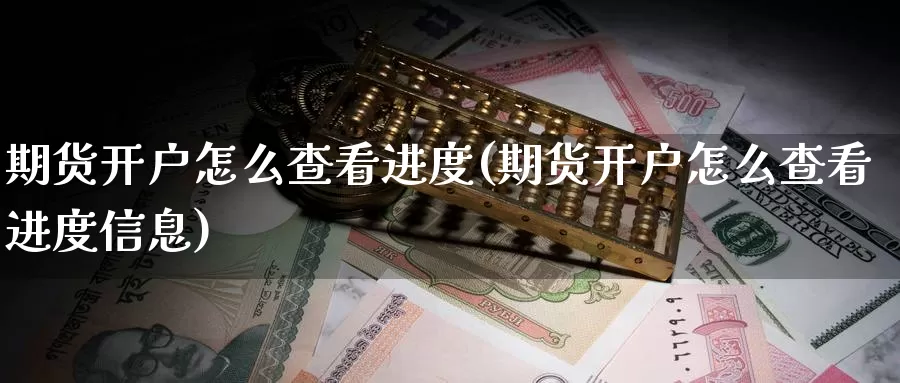 期货开户怎么查看进度(期货开户怎么查看进度信息)_https://www.chuangyunda.com_纳指期货_第1张